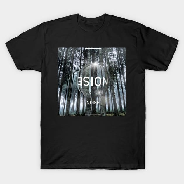 Reflection of the forest - NOISE T-Shirt by WERFL